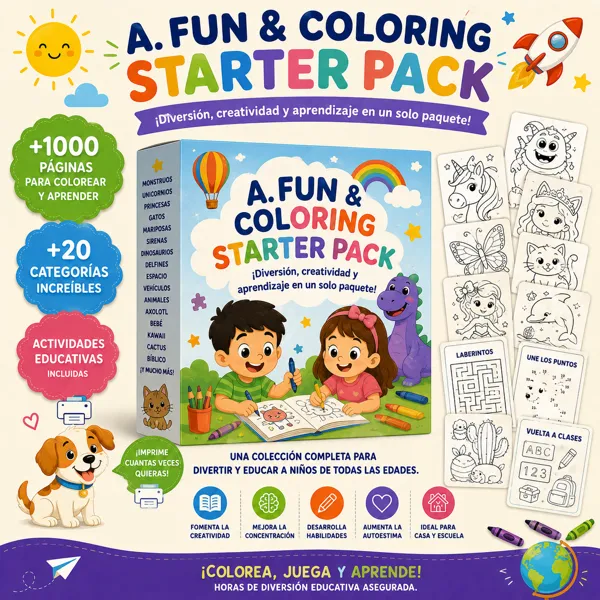 Fun & Coloring Starter Pack